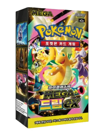 Display Pokémon Mega Dream ex (M2a) coréenne scellée – boîte de 10 boosters