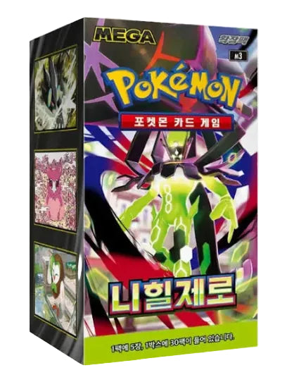 Display Pokémon Nihil Zero (M3) coréenne scellée – boîte de 30 boosters