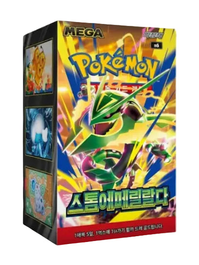 Display Pokémon Storm Emeralda (M6) coréenne scellée – boîte de 30 boosters