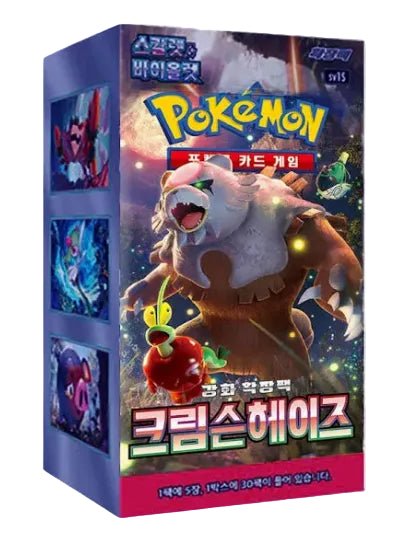 Display Pokémon Crimson Haze (SV5a) coréenne scellée – boîte de 30 boosters