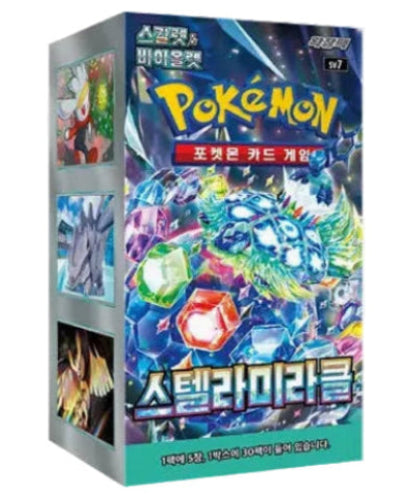 Display Pokémon Stellar Miracle (SV7) coréenne scellée – boîte de 30 boosters